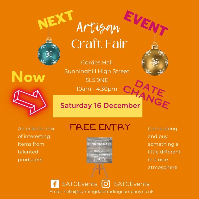 Sunninghill Artisan Craft Fair - December 2023